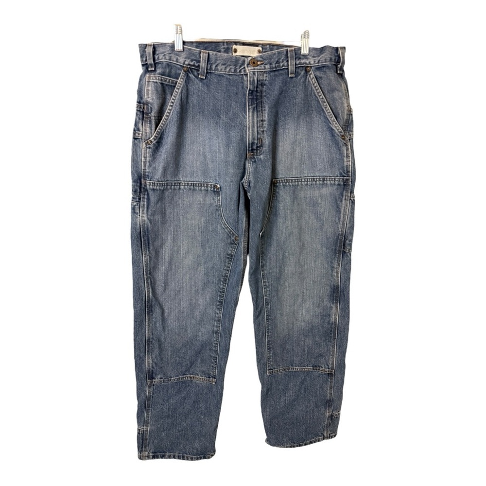 Vintage Carhartt Double Knee Carpenter Jeans Made in the USA Sz 38x31